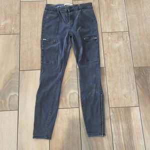 Pistola Gray Jeans with zippers